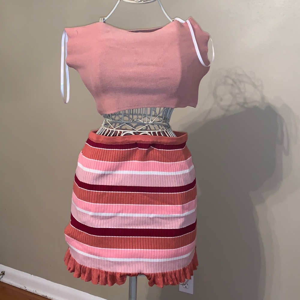 Tube top+skirt